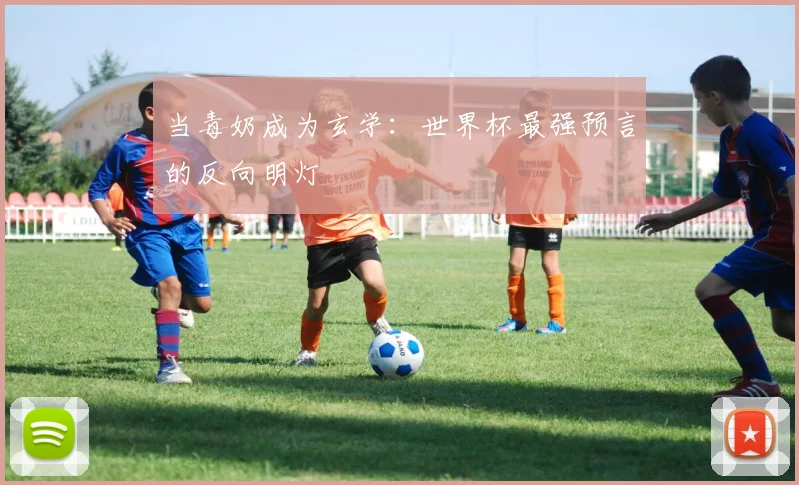 当毒奶成为玄学:世界杯最强预言的反向明灯